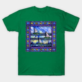 Sailboat Quilt T-Shirt